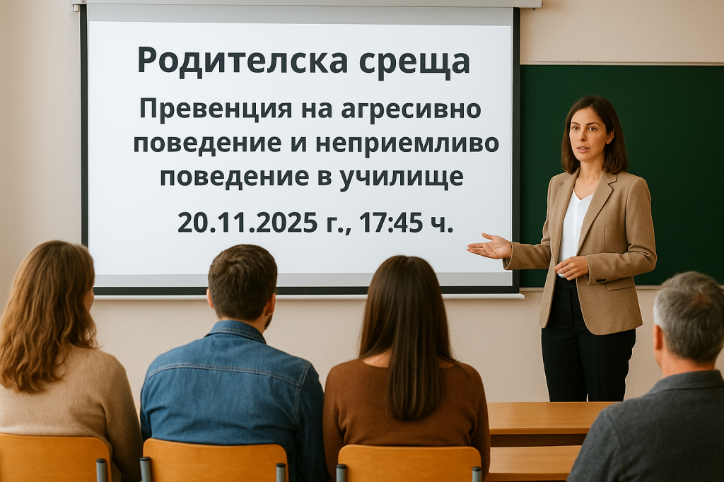 Родителска среща по указания на РУО Пловдив - ПГЖПТ Христо Смирненски - Карлово